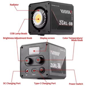 ویدئو لایت کینگ پاور King power ZGRL-80 video light